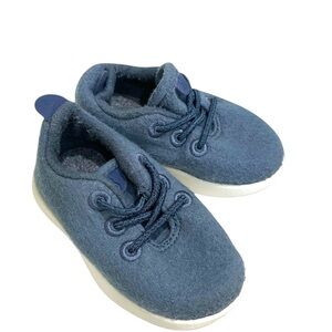 Allbirds Small Birds SBR Washable Wool Sneakers SZ 5C Toddler Blue